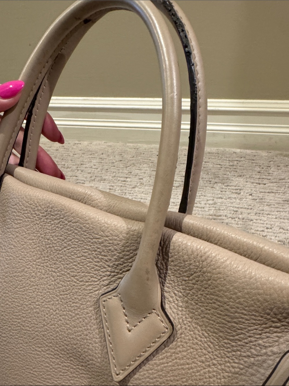 Louis Vuitton PM Mono Velour Galet Tote - Picture 9 of 16